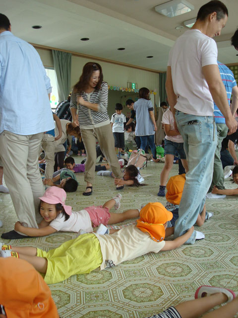 親子体操教室(山県市立梅原保育園)