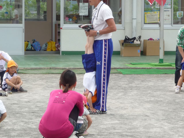 親子体操教室(山県市立伊自良保育園)