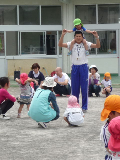 親子体操教室(山県市立伊自良保育園)