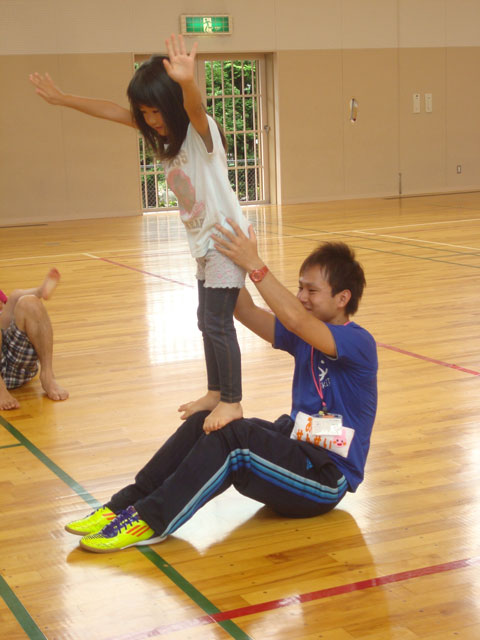 親子体操教室(大垣市立牧田保育園)
