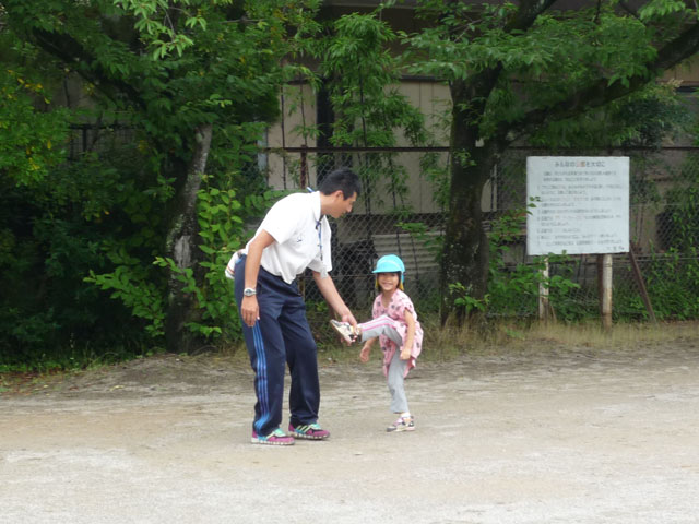 親子体操教室(大垣市立かさぎ保育園)
