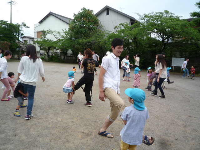 親子体操教室(大垣市立かさぎ保育園)