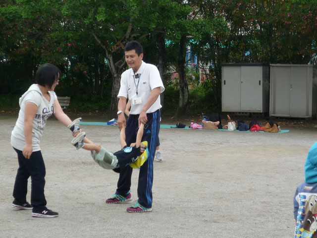 親子体操教室(大垣市立かさぎ保育園)
