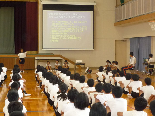 運動あそび講師(岡崎市立根石小学校)