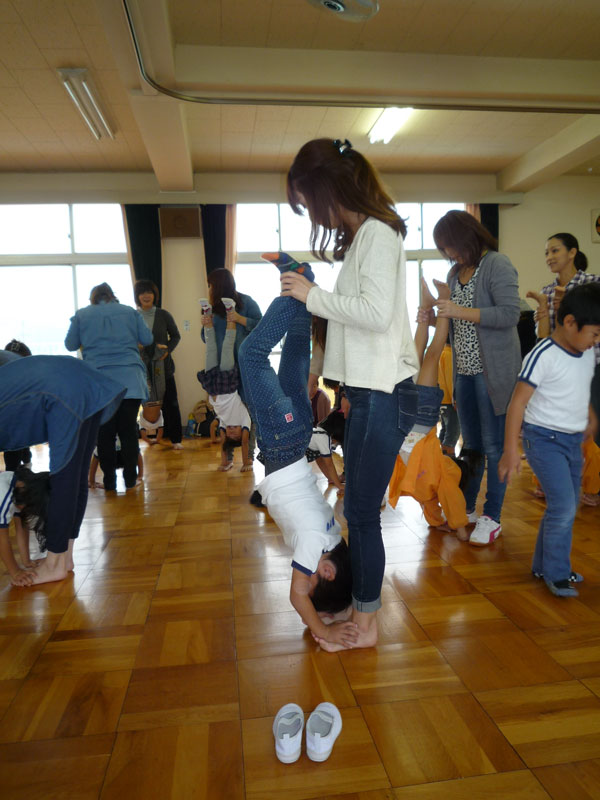 親子体操教室(山県市立富岡保育園)