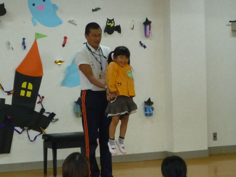 親子体操教室(山県市立富岡保育園)