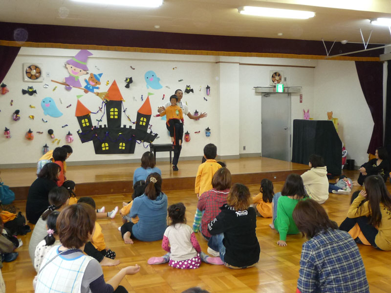 親子体操教室(山県市立富岡保育園)