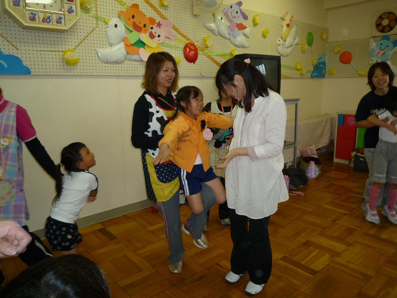 親子体操教室(山県市立富岡保育園)