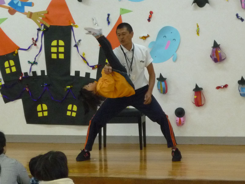 親子体操教室(山県市立富岡保育園)