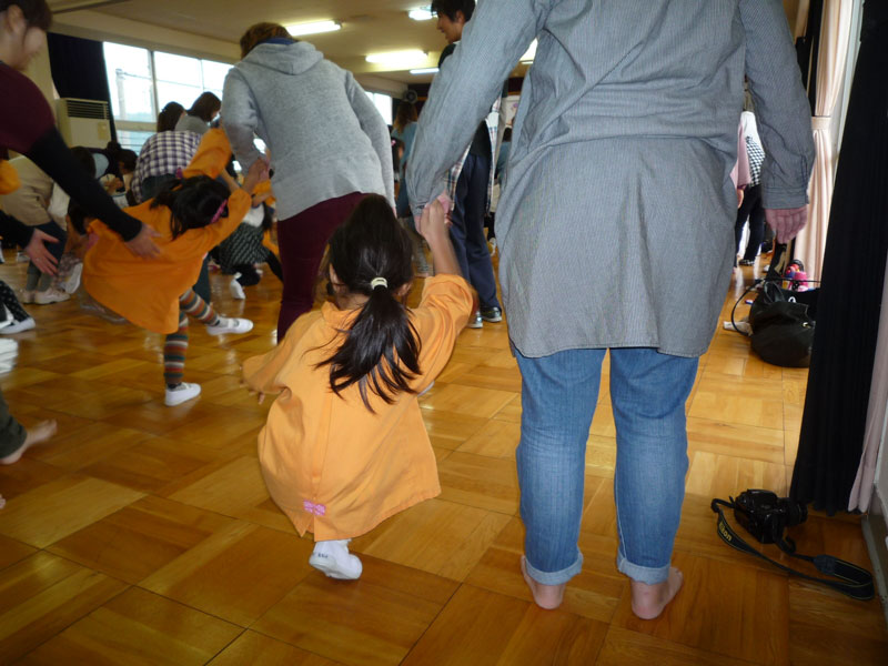 親子体操教室(山県市立富岡保育園)