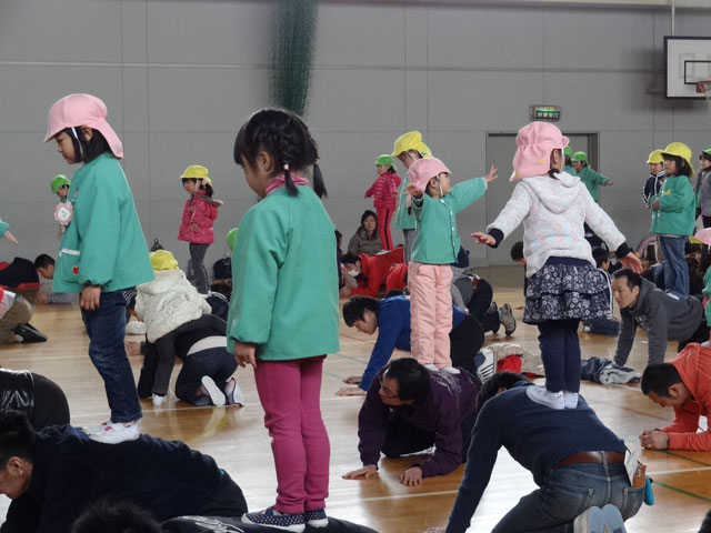 親子体操教室(美濃加茂市加茂野保育園)