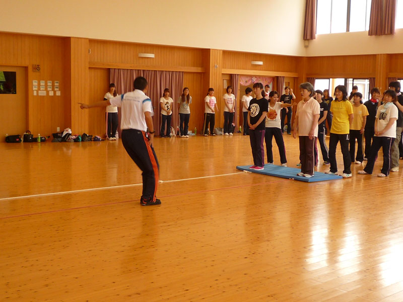 運動あそび講師(下呂市保育研究会 夏期研修)