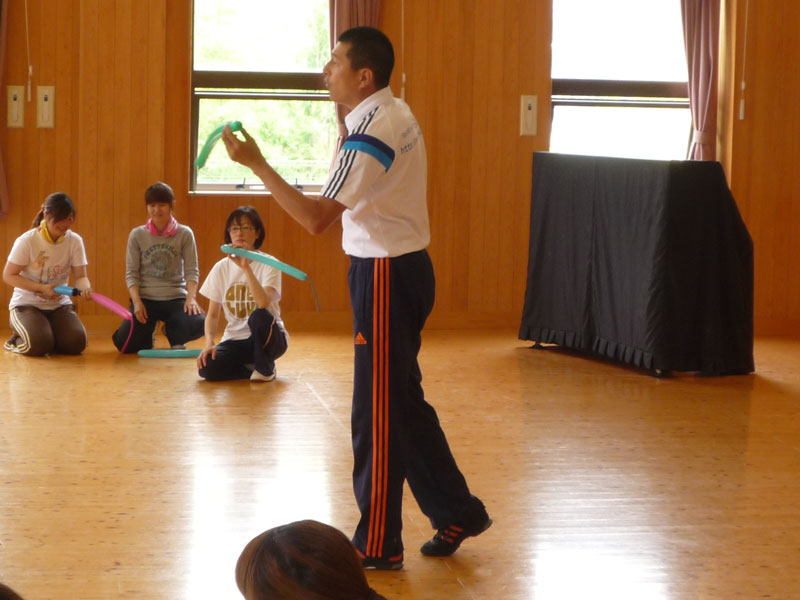 運動あそび講師(下呂市保育研究会 夏期研修)