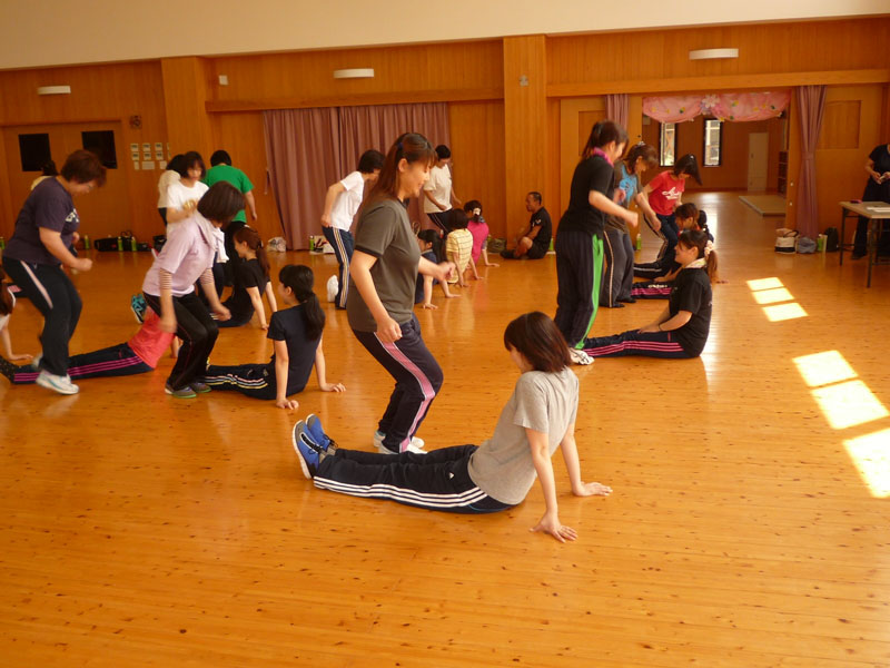 運動あそび講師(下呂市保育研究会 夏期研修)