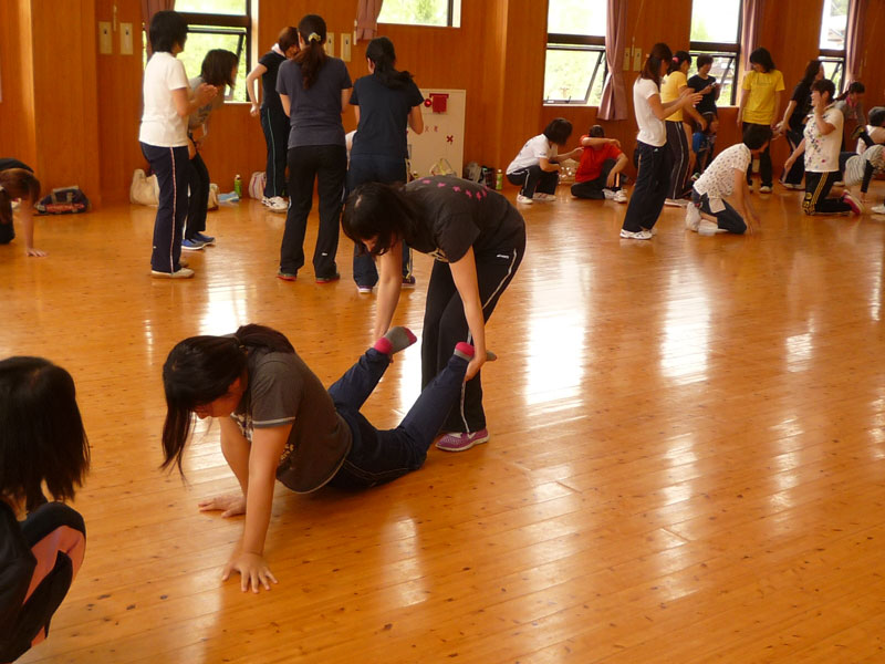 運動あそび講師(下呂市保育研究会 夏期研修)