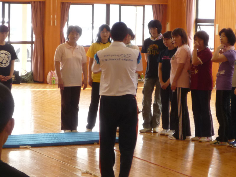 運動あそび講師(下呂市保育研究会 夏期研修)