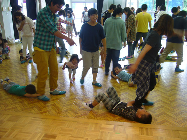 親子体操教室(山県市立みやま保育園)