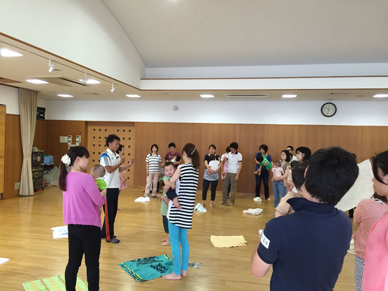未就園児親子体操教室(知多市子育て支援センター)