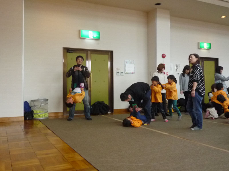 親子体操教室(山県市立大桜保育園)