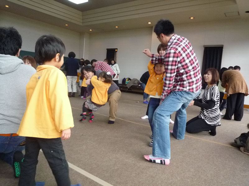 親子体操教室(山県市立大桜保育園)
