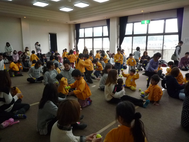 親子体操教室(山県市立大桜保育園)