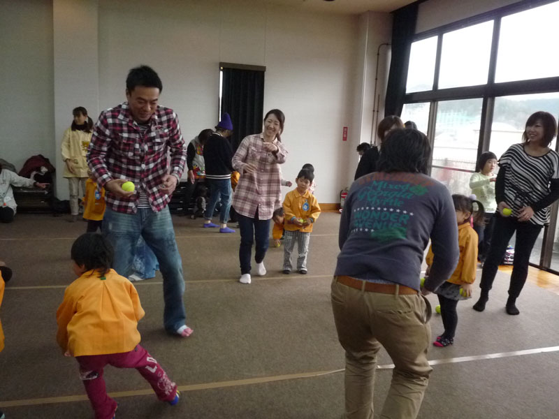 親子体操教室(山県市立大桜保育園)