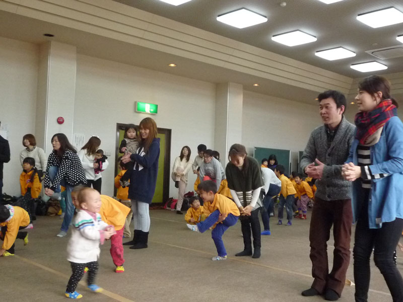 親子体操教室(山県市立大桜保育園)
