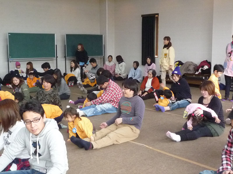 親子体操教室(山県市立大桜保育園)