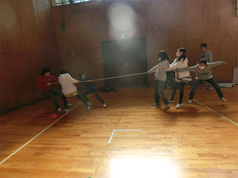レクリエーション指導(刈谷市立日高小学校)