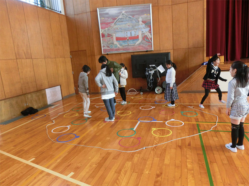 レクリエーション指導(刈谷市立日高小学校)