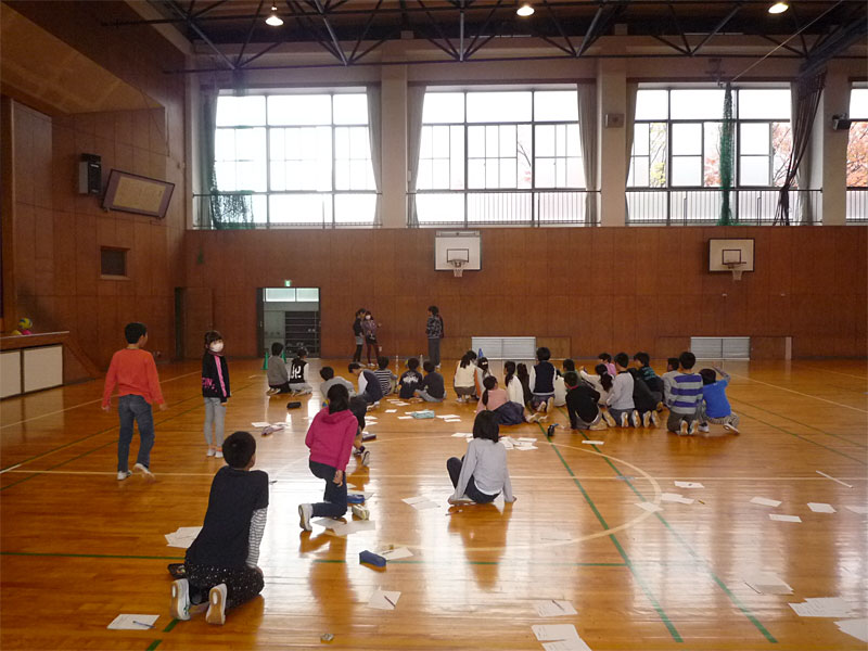 レクリエーション指導(刈谷市立日高小学校)