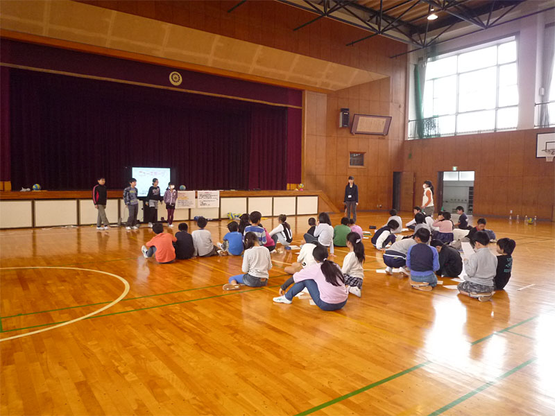 レクリエーション指導(刈谷市立日高小学校)