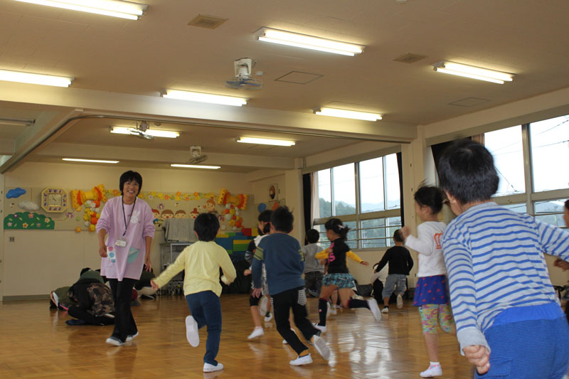 親子体操教室(山県市立富岡保育園)