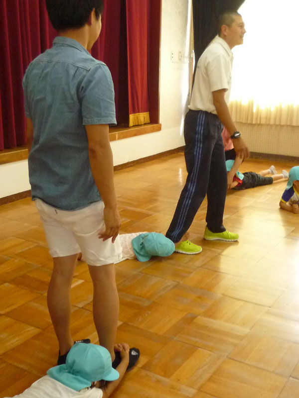 親子体操教室(大垣市立すもと保育園)