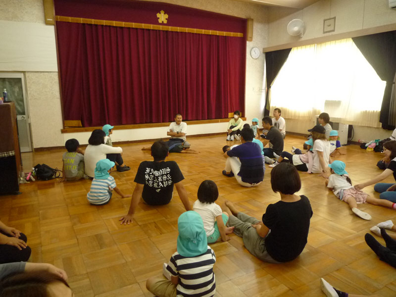 親子体操教室(大垣市立すもと保育園)