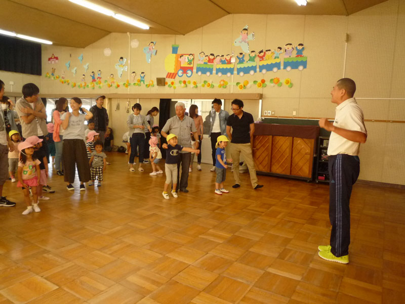 親子体操教室(大垣市立すもと保育園)