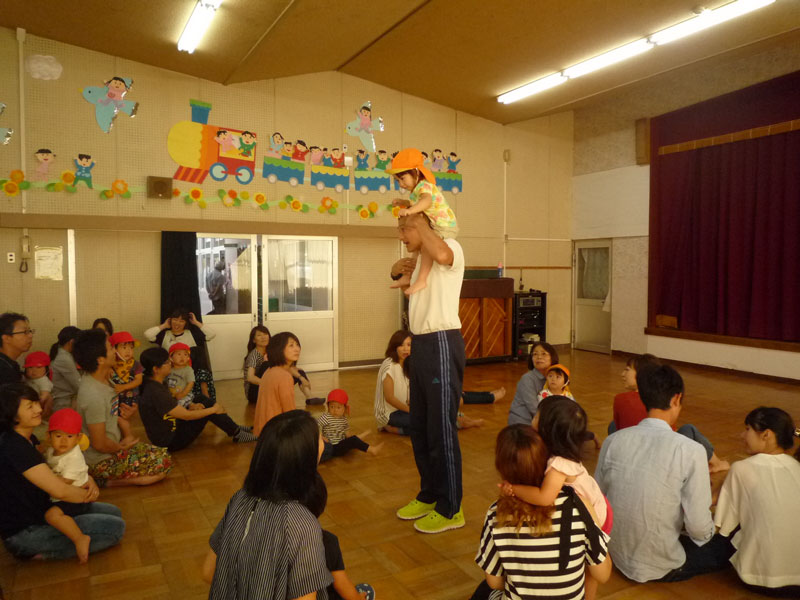 親子体操教室(大垣市立すもと保育園)
