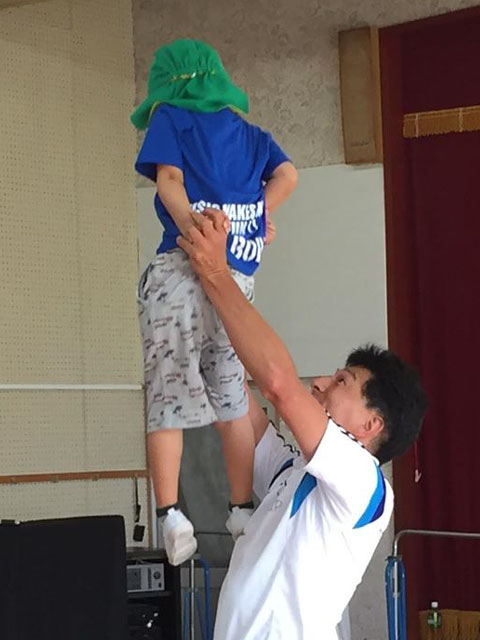 親子体操教室(大垣市立すもと保育園)