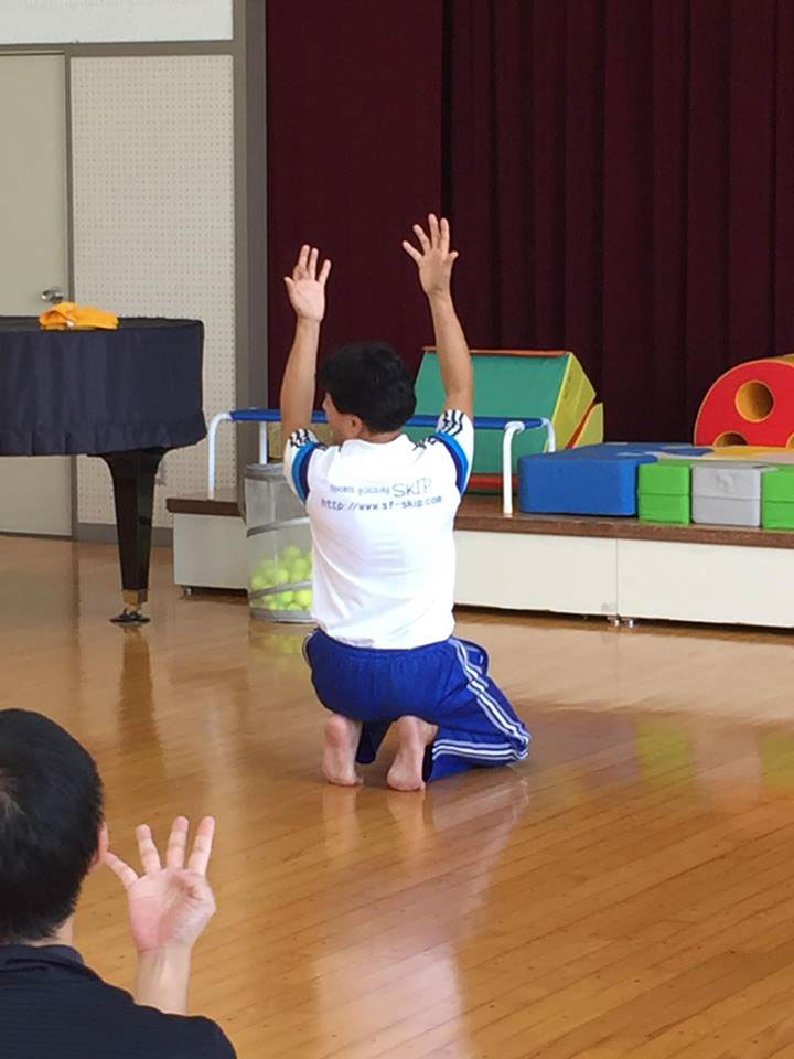 未就園児親子体操教室(大垣市立南部子育て支援センター「ホリパパサロン」)