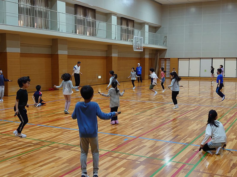 縄跳び講師(てんぱく親子スポーツフェスタ2020)