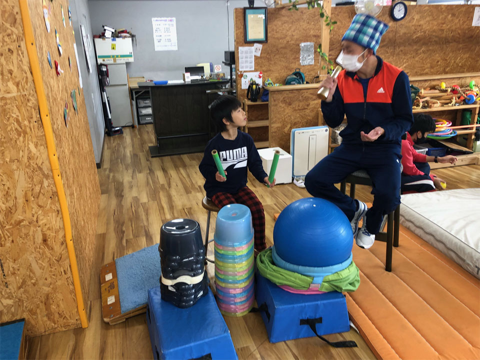 スキップで学童保育!