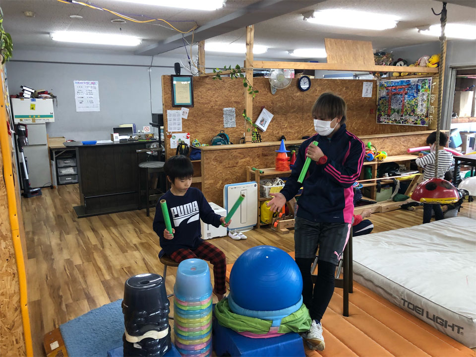 スキップで学童保育!