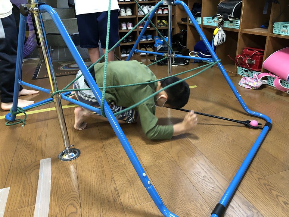 運動療育レッスン(放課後等デイサービス アットすまいる)