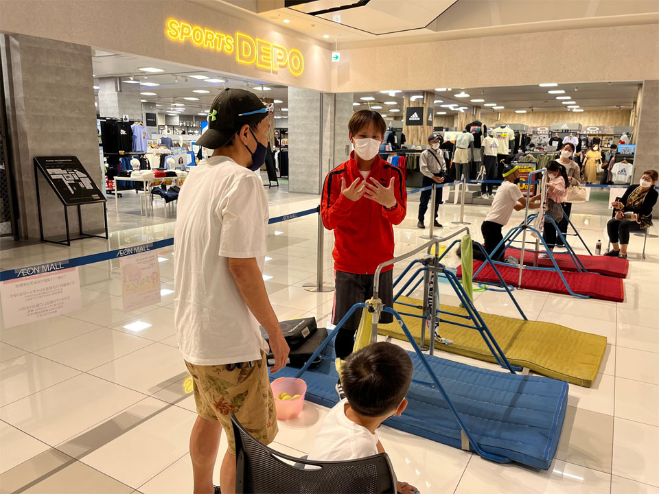 イオンモール津南 逆上がり教室