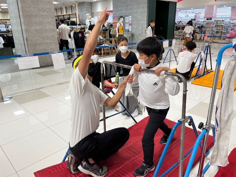 イオンモール津南 逆上がり教室
