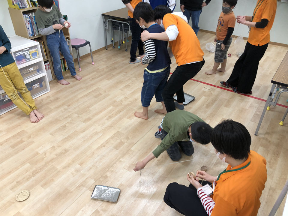 運動療育レッスン（放課後等デイサービス アットすまいる）