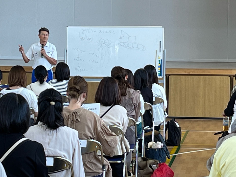 子育て講座(大垣市立小野小学校)