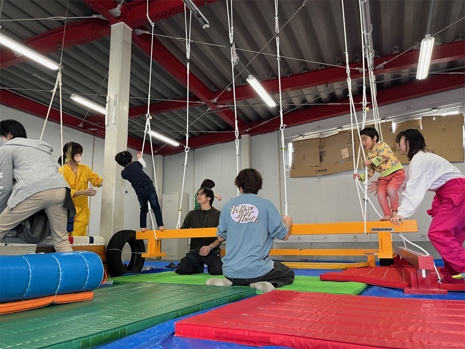 運動療育レッスン(放課後等デイサービス ミライムキッズアカデミー)