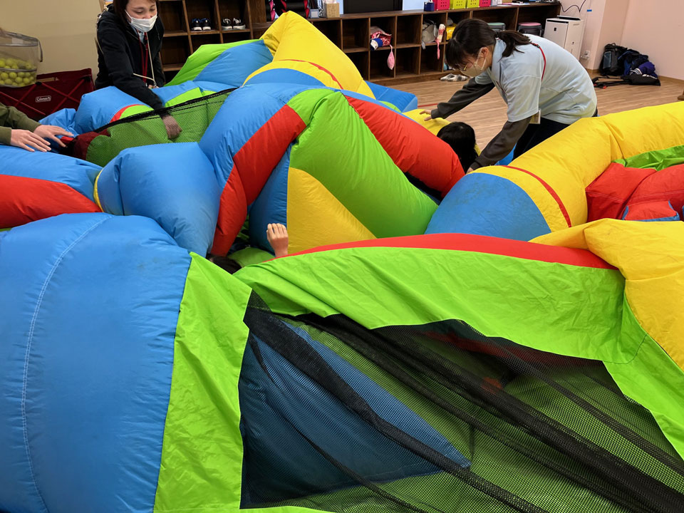 運動療育レッスン(放課後等デイサービス アットすまいる)