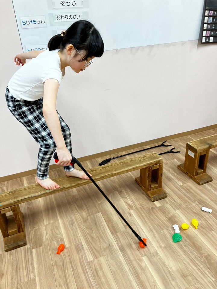 運動療育レッスン(放課後等デイサービス アットすまいる)